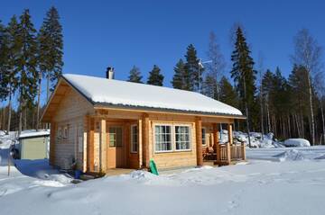 Фото номера Коттедж с 2 спальнями Дома для отпуска Cottage Kivitatti г. Сюсмя 36